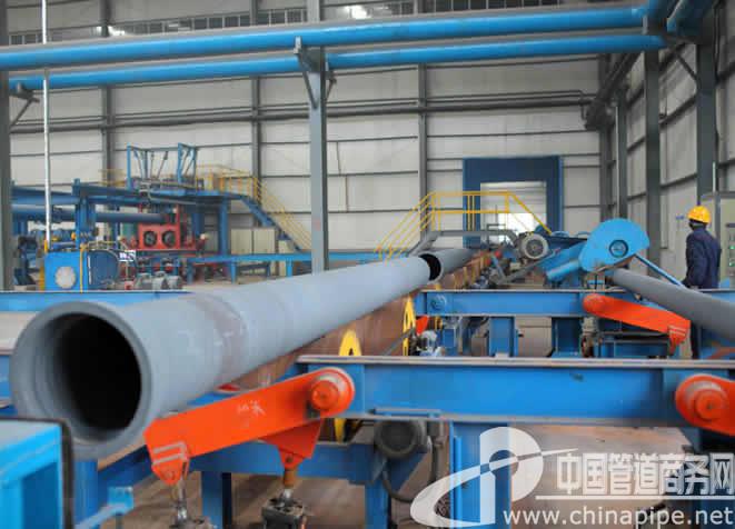 鋼管內(nèi)壁噴丸清理機